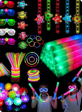 240 PCS Glow in the Dark Party Supplies Adult kids party favors